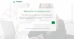 Desktop Screenshot of duebox.com